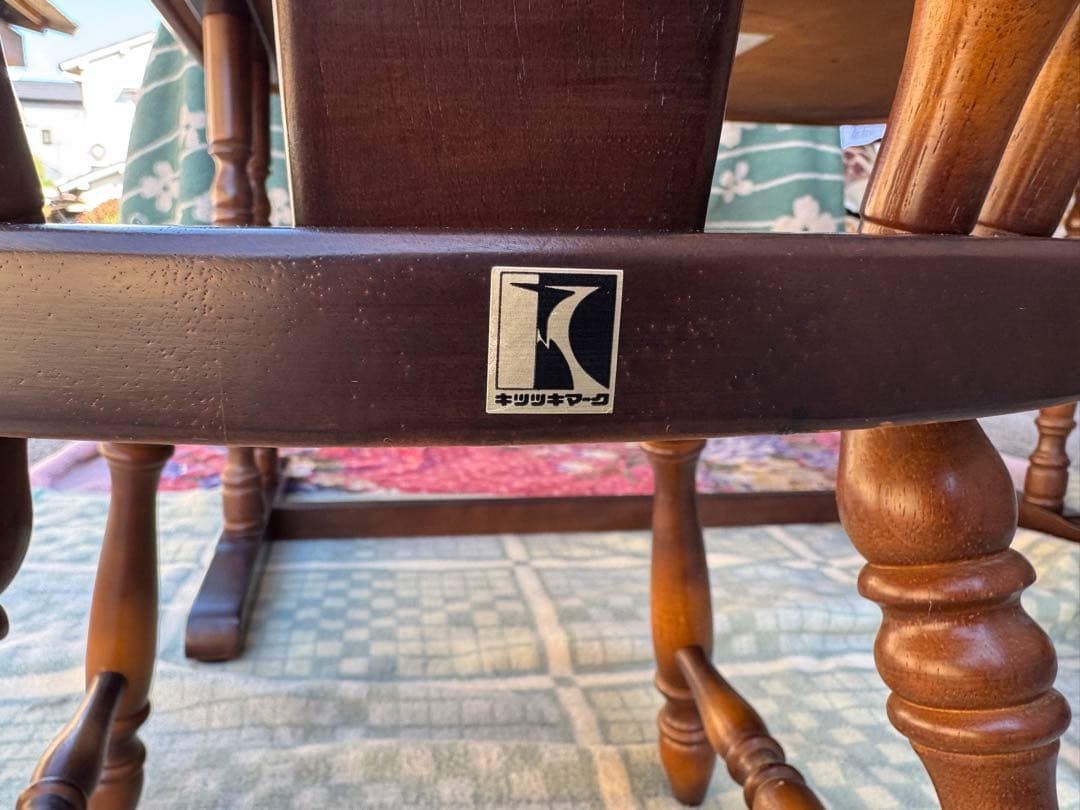 ② 【飛騨産業】キツツキ　ウィンザーチェア　ダイニングチェア　椅子