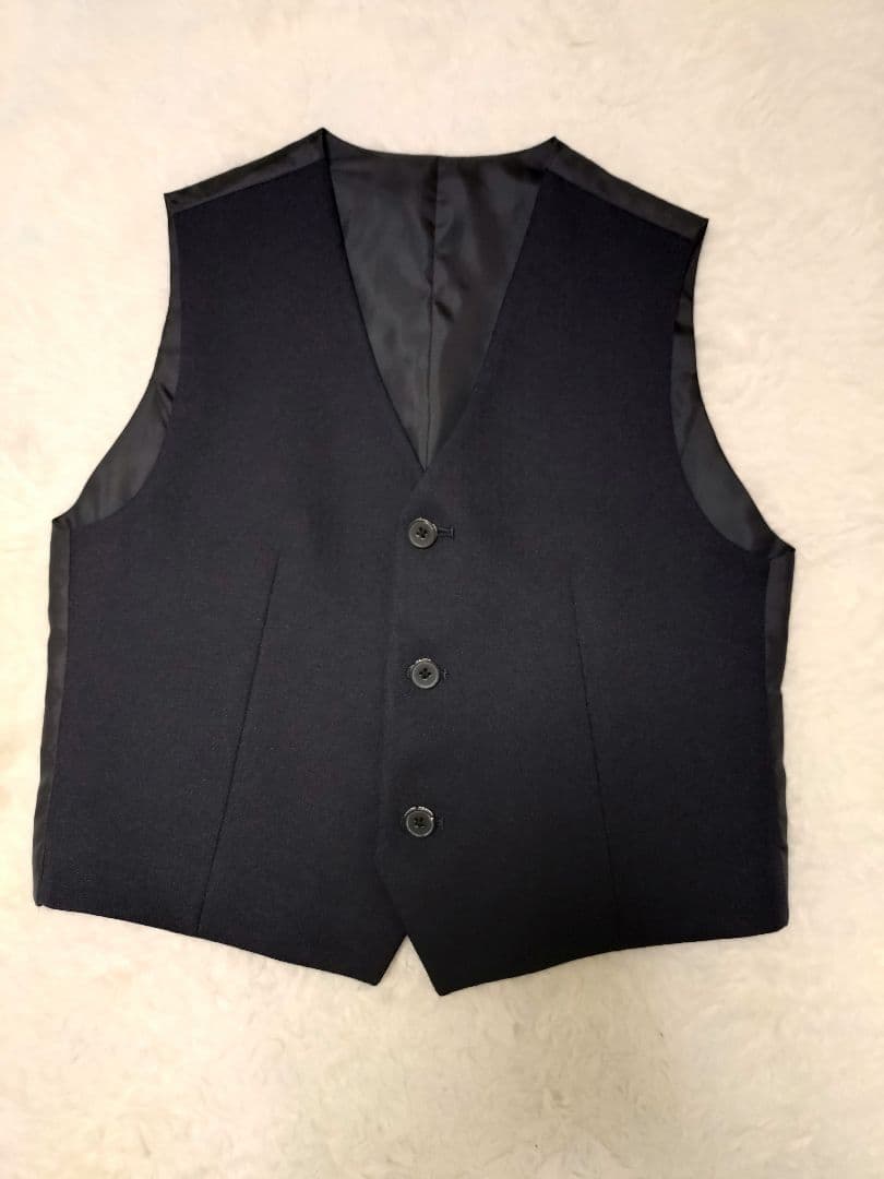 ワンダーファクトリー 140 男子 フォーマルスーツ　7点セット　ネイビー