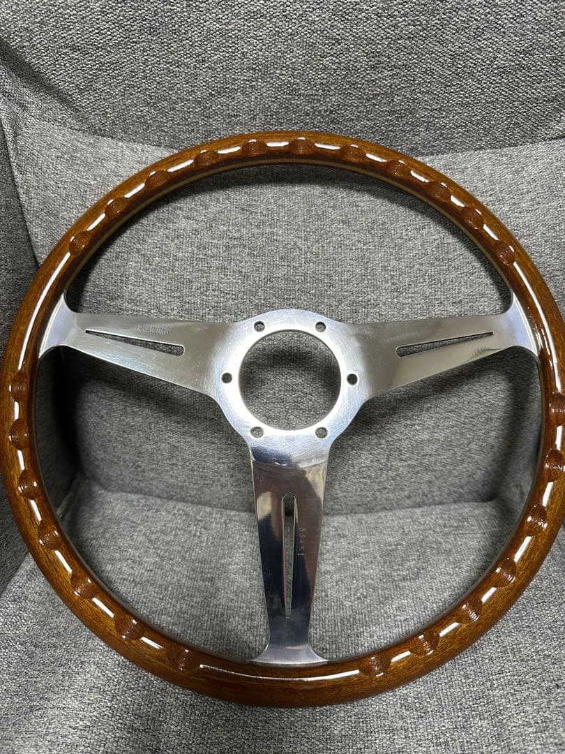 当時物 ナルディ クラシック ウッドステアリング　NARDI正規品　365㎜