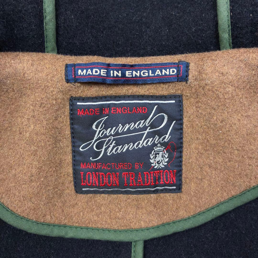 美品　ロンドントラディション　ジャーナルスタンダード別注　ツイード切替　ダッフル