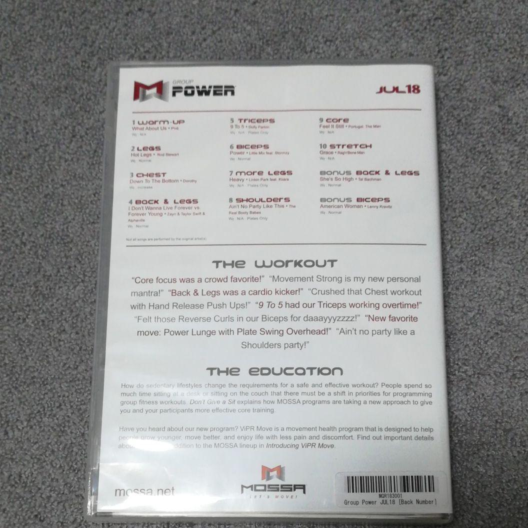 MOSSA  GROUP POWER  JUL 18DVD/CD