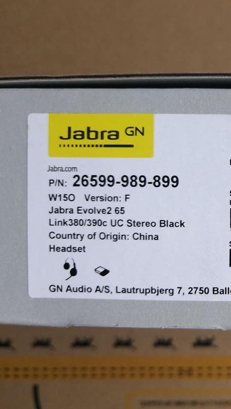 【新品】Jabra EVOLE2 65 Link380/390c UC