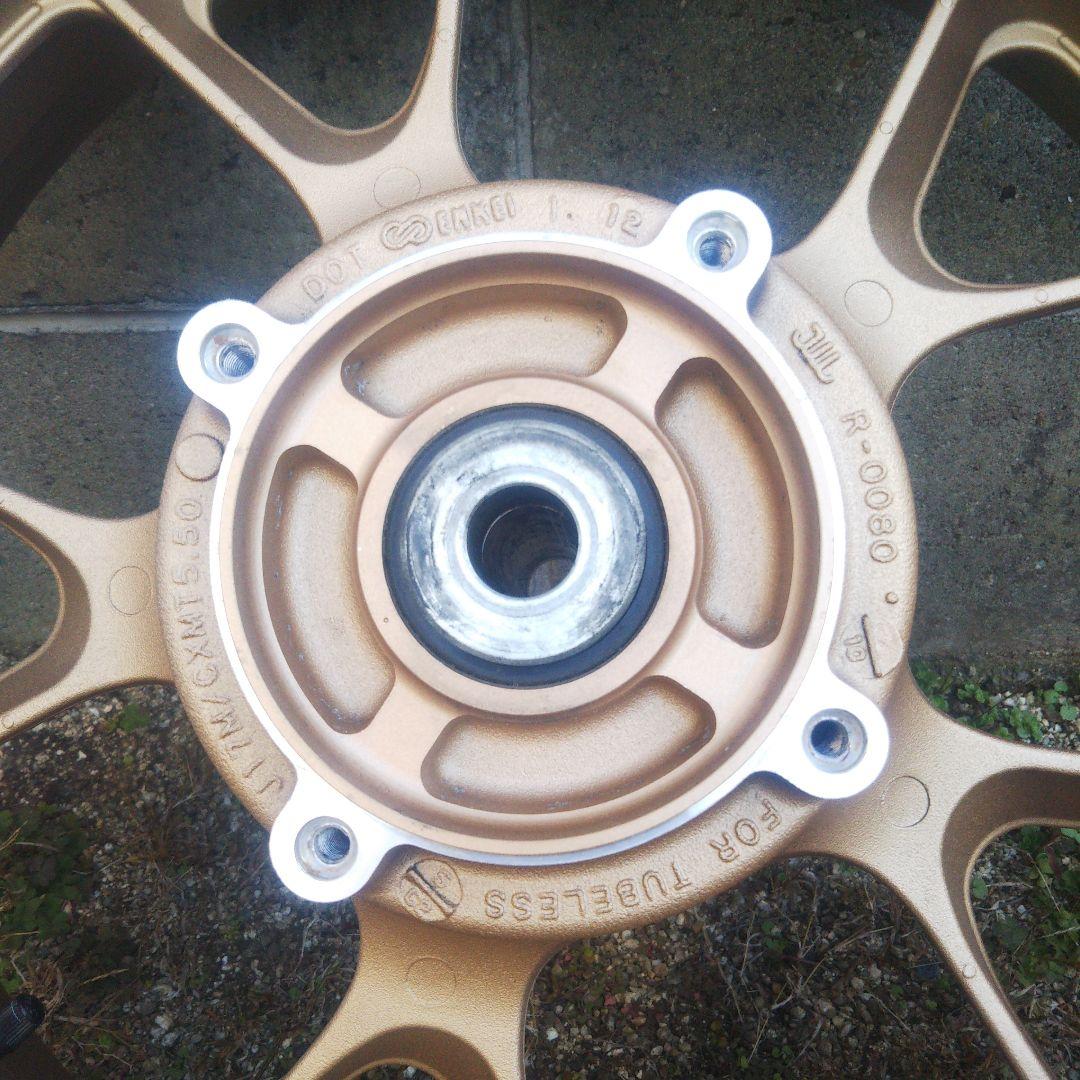 ダエグ ホイール 純正 エンケイ ゴールド 前後 タイヤ付 ダエグホイール