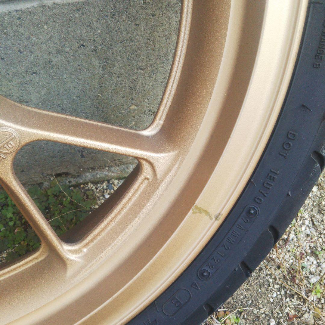 ダエグ ホイール 純正 エンケイ ゴールド 前後 タイヤ付 ダエグホイール