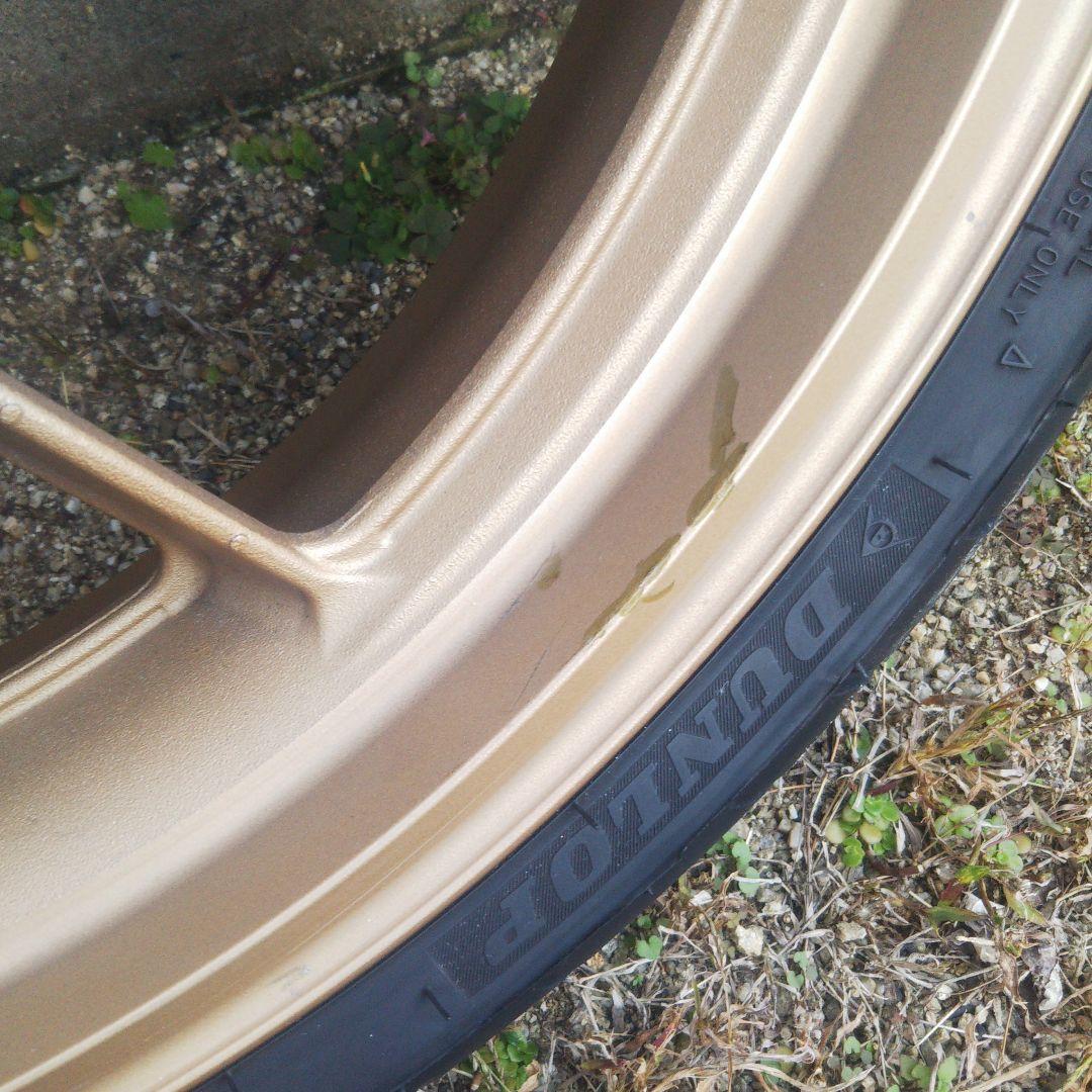 ダエグ ホイール 純正 エンケイ ゴールド 前後 タイヤ付 ダエグホイール