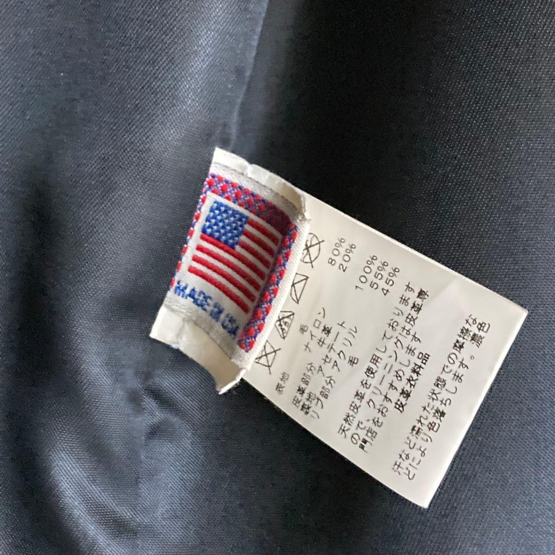 GB SPORT for SHIPS スタジャン ゴールデンベア USA製レザー