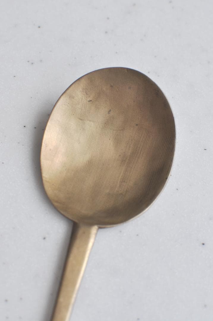 ZWIESELLさまご売約　韓国　真鍮製スッカラ　李朝　骨董　アンティーク　②