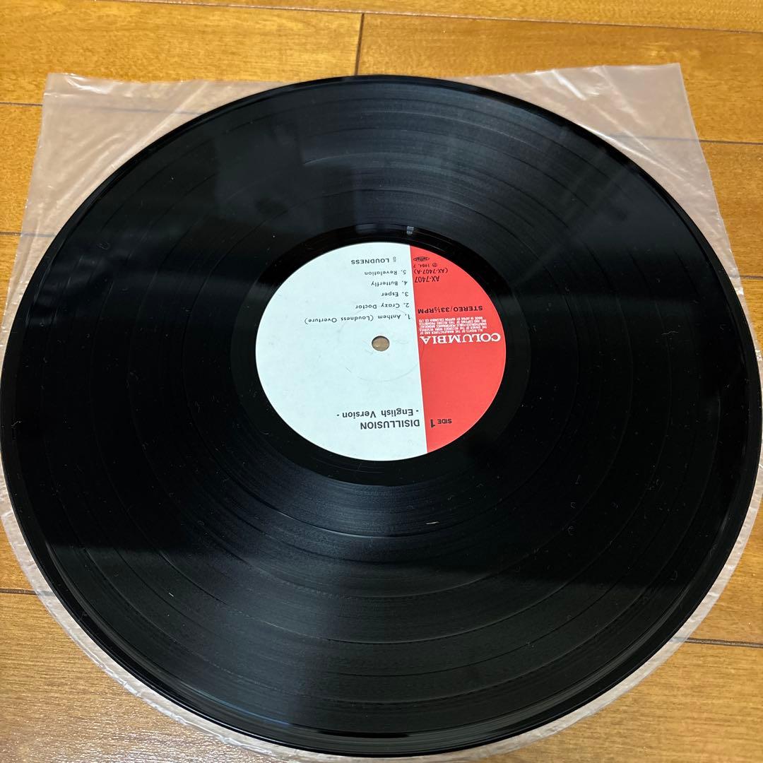 LOUDNESS DISILLUSION 英語版 LPレコード