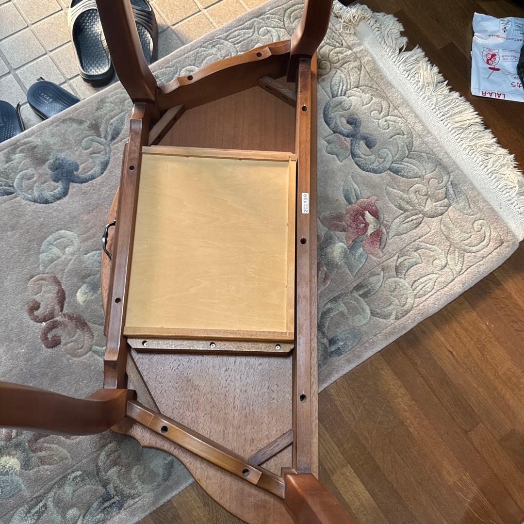 カリモク家具 猫脚 アンティークテーブル