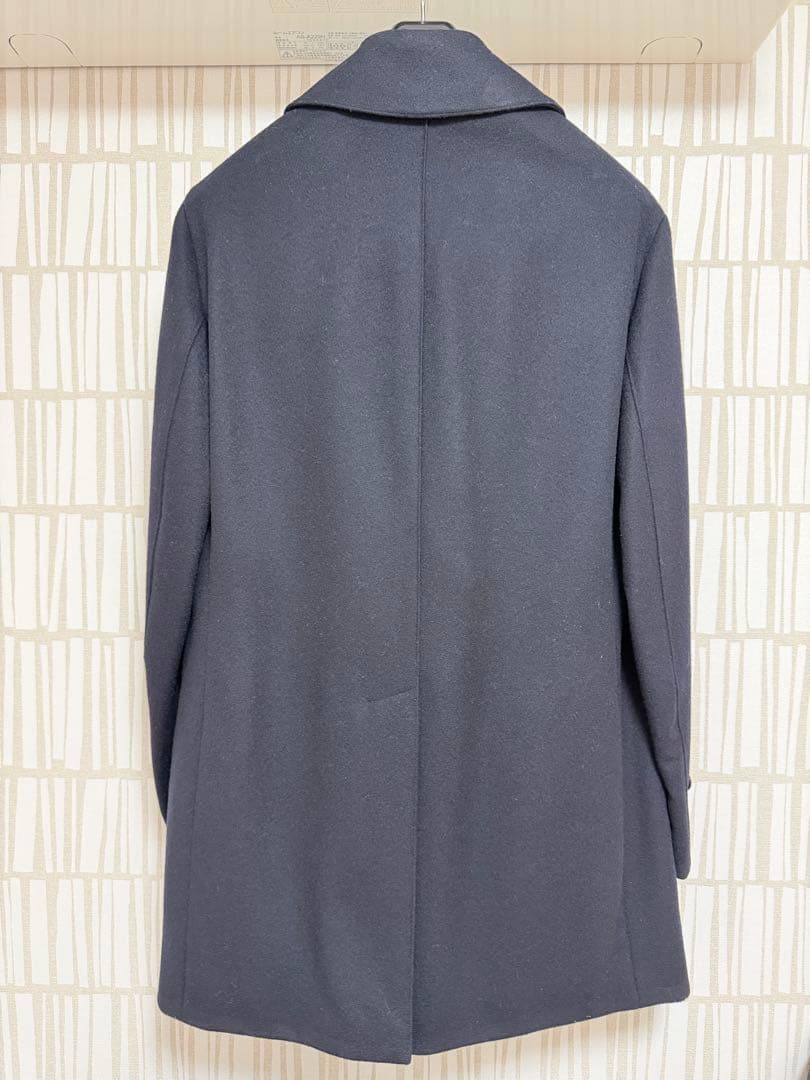 【超美品】トゥモローランド PILGRIM ダークブルー ピーコート 本日発送可