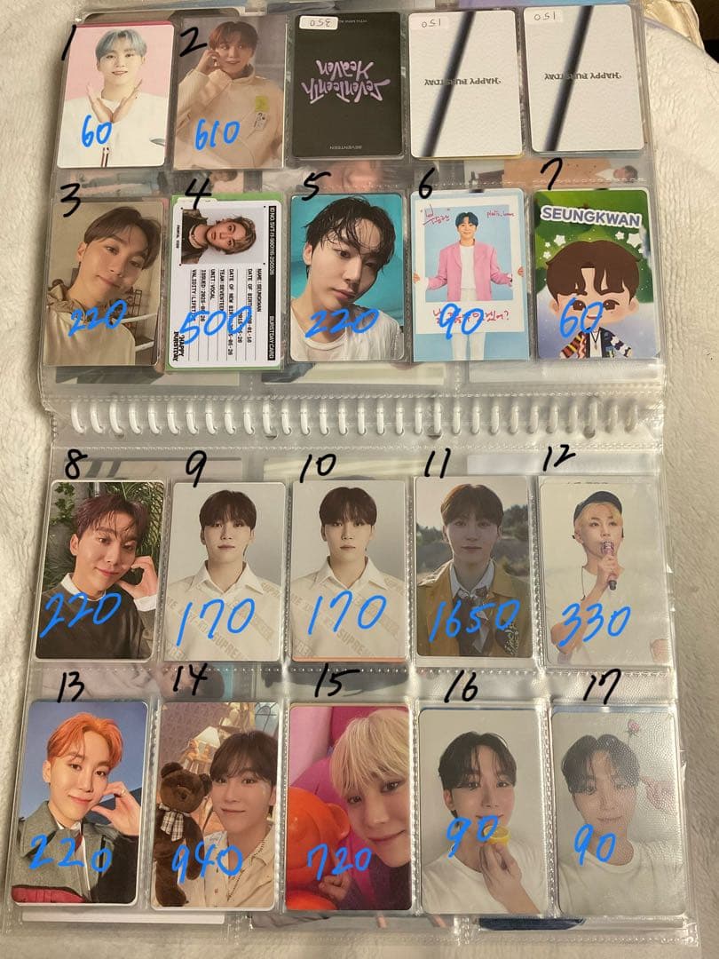 SEVENTEEN 過去トレカ まとめ売り ミンハオ〜ディノ