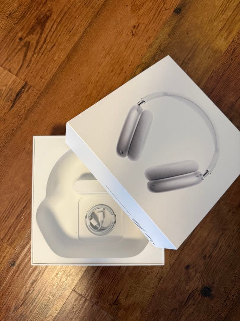 AirPods max シルバー　ライトニングケーブル