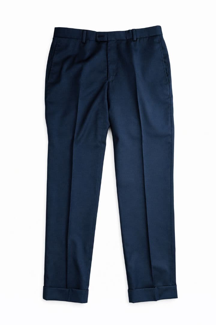 し*い様 麻布テーラー 3ピース フルオーダースーツ ネイビー 本切羽/AMF