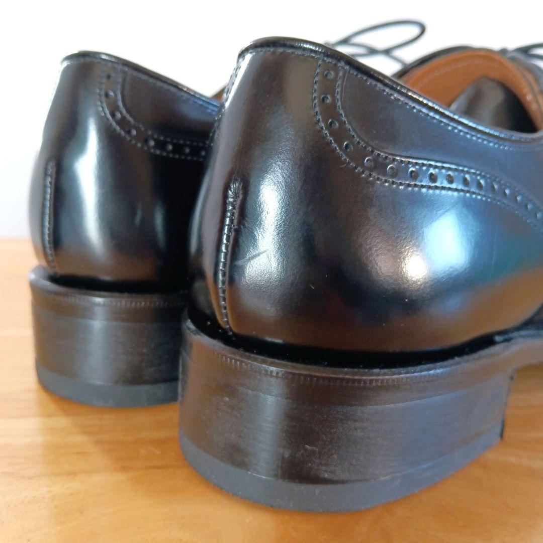 極美品◆REGAL リーガル 319R メダリオン ブラック レザー 25cm