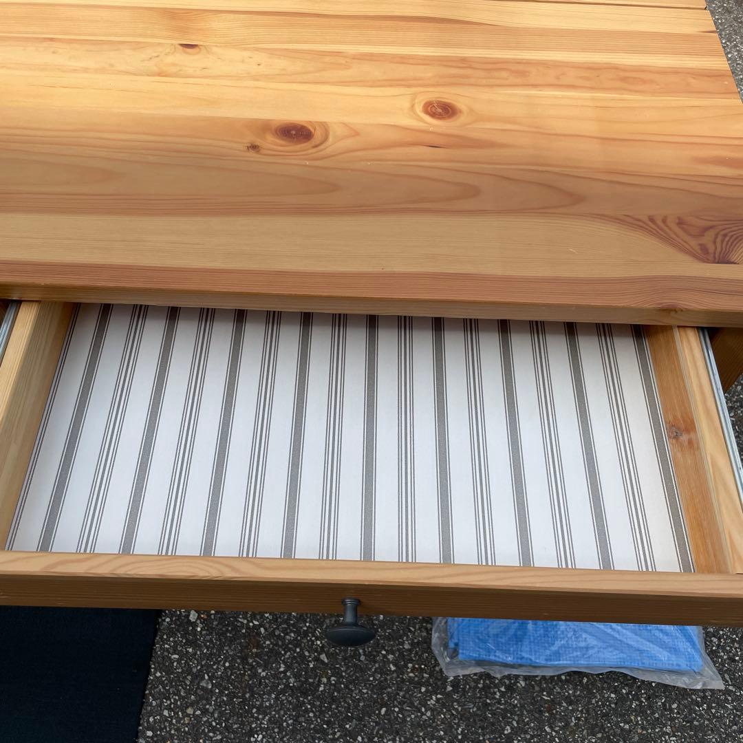 HEMNES デスク 120x47 cm パソコンディスク