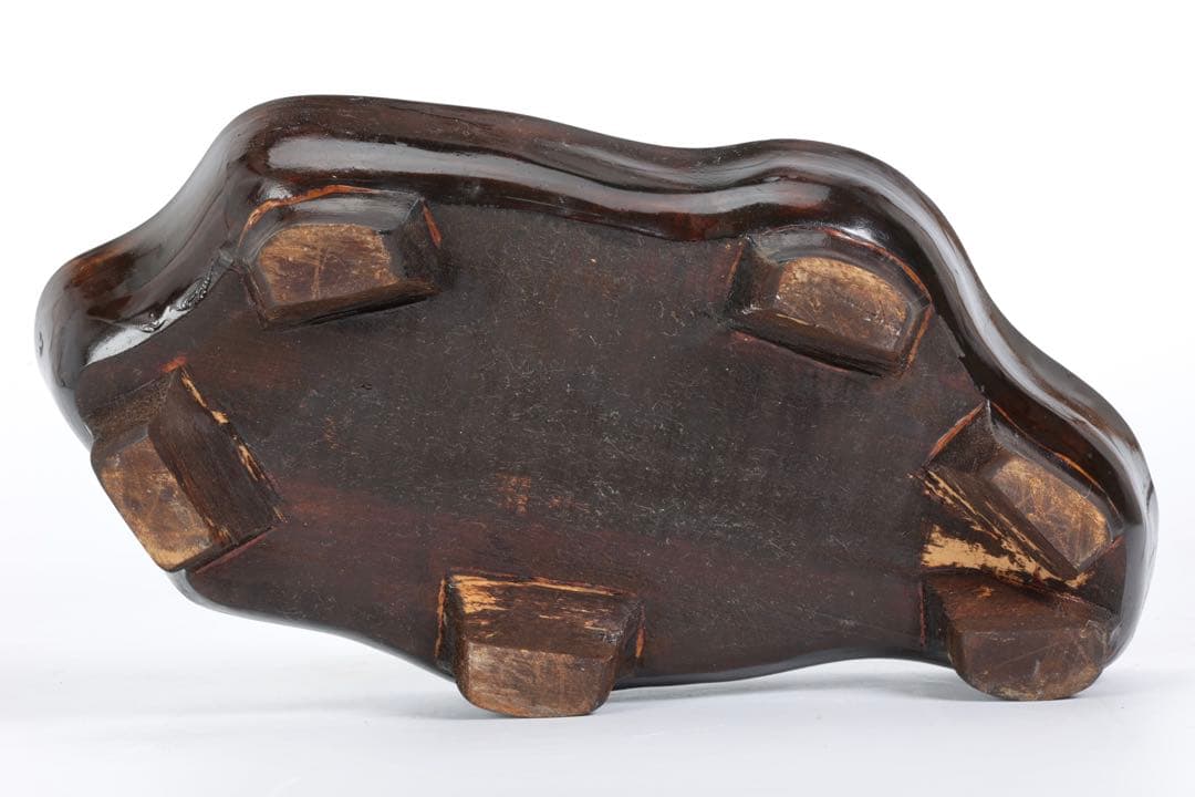 紅梅 梅花石 台座付 15kg 鑑賞石 牡丹石 菊花石 紋石 水石 原石 飾石