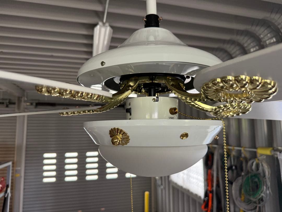 ホワイトシーリングファン 5枚ブレード