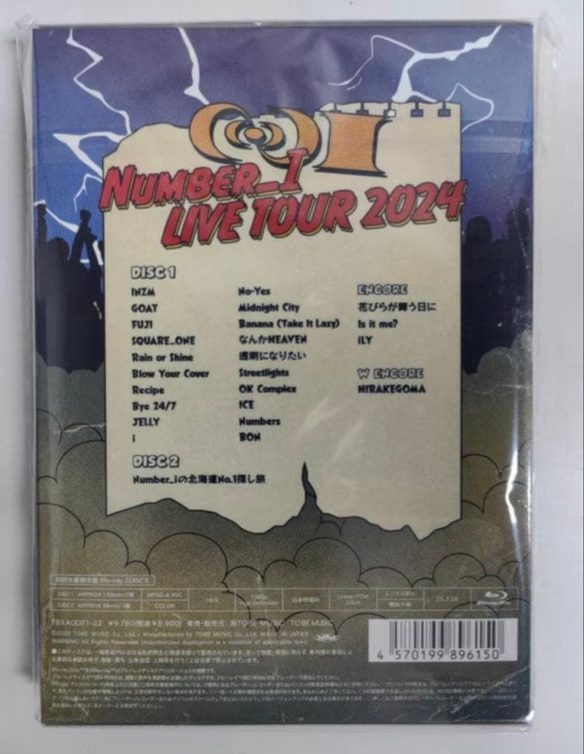 Number_i LIVE TOUR 2024 No.Ⅰ 初回限定盤 二枚組