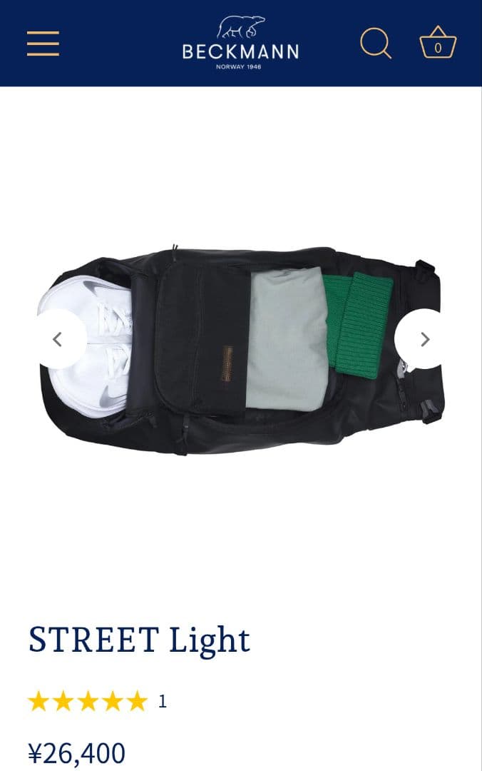 週末値引き［新品］BECKMANN STREET Light ブラック