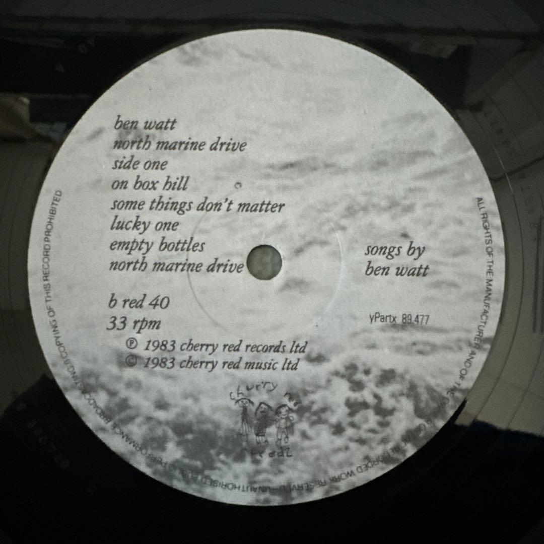 Ben Watt『North Marine Drive』LP アナログ レコード
