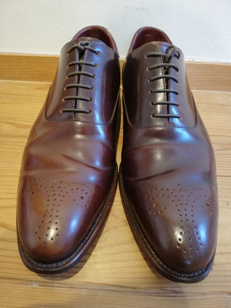 【程度良】ペルフェットperfettoコードバン27cm グッドイヤーウェルト