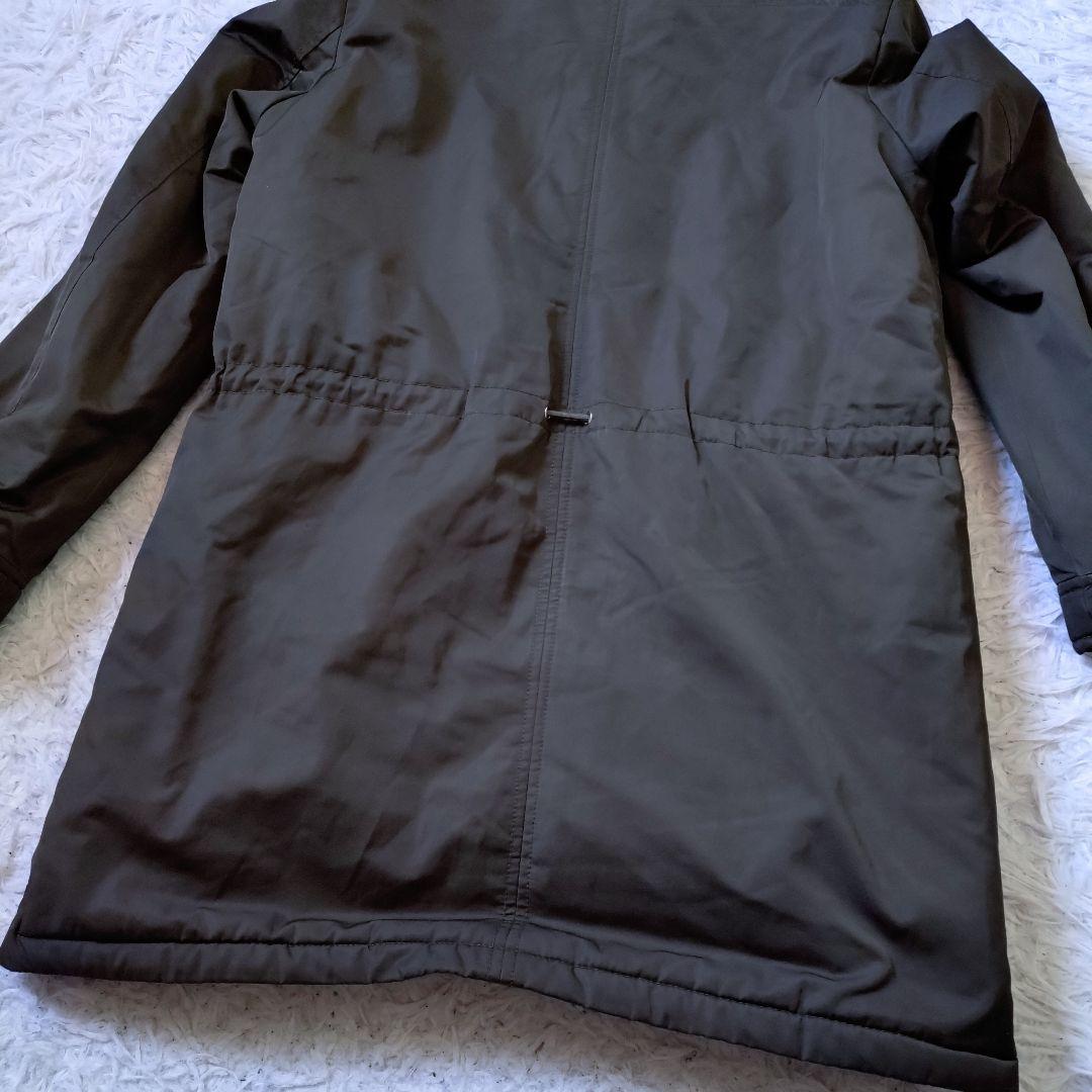 ZARA　フーデットファーコート　裏ボアレオパード　大きいサイズ　XL相当　美品