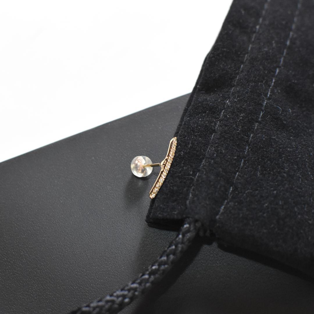 ■ Hirotaka ■ヒロタカ　 ショートバーダイヤモンド ピアス　　片耳