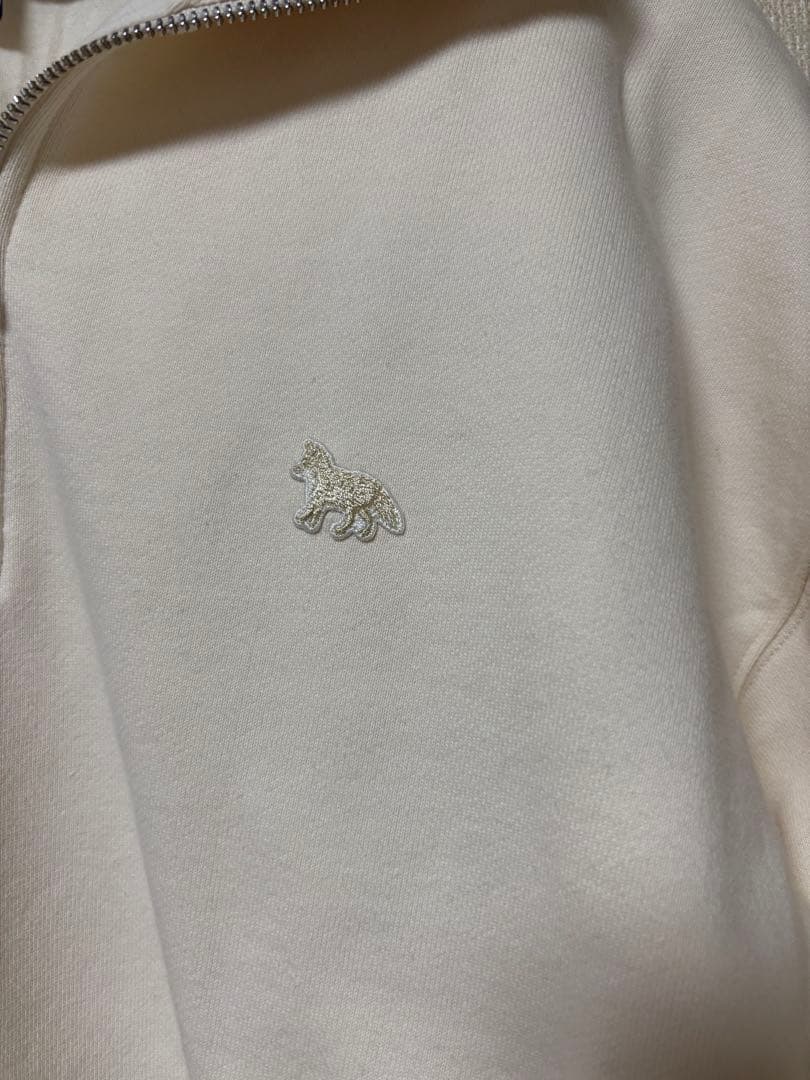 haya.luck.2メゾンキツネ ハーフジップ スウェットXS