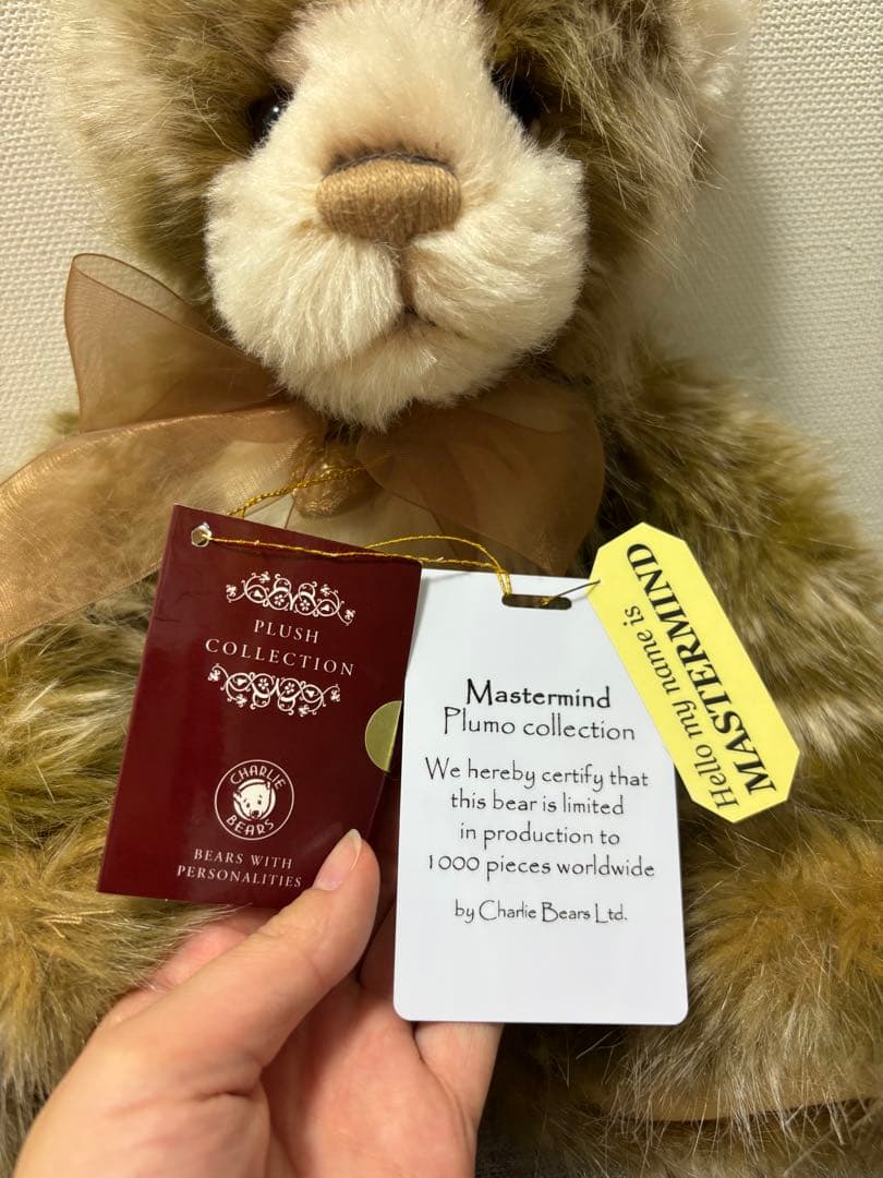d*7様 【希少】チャーリーベアーズCharlie Bears Mastermi