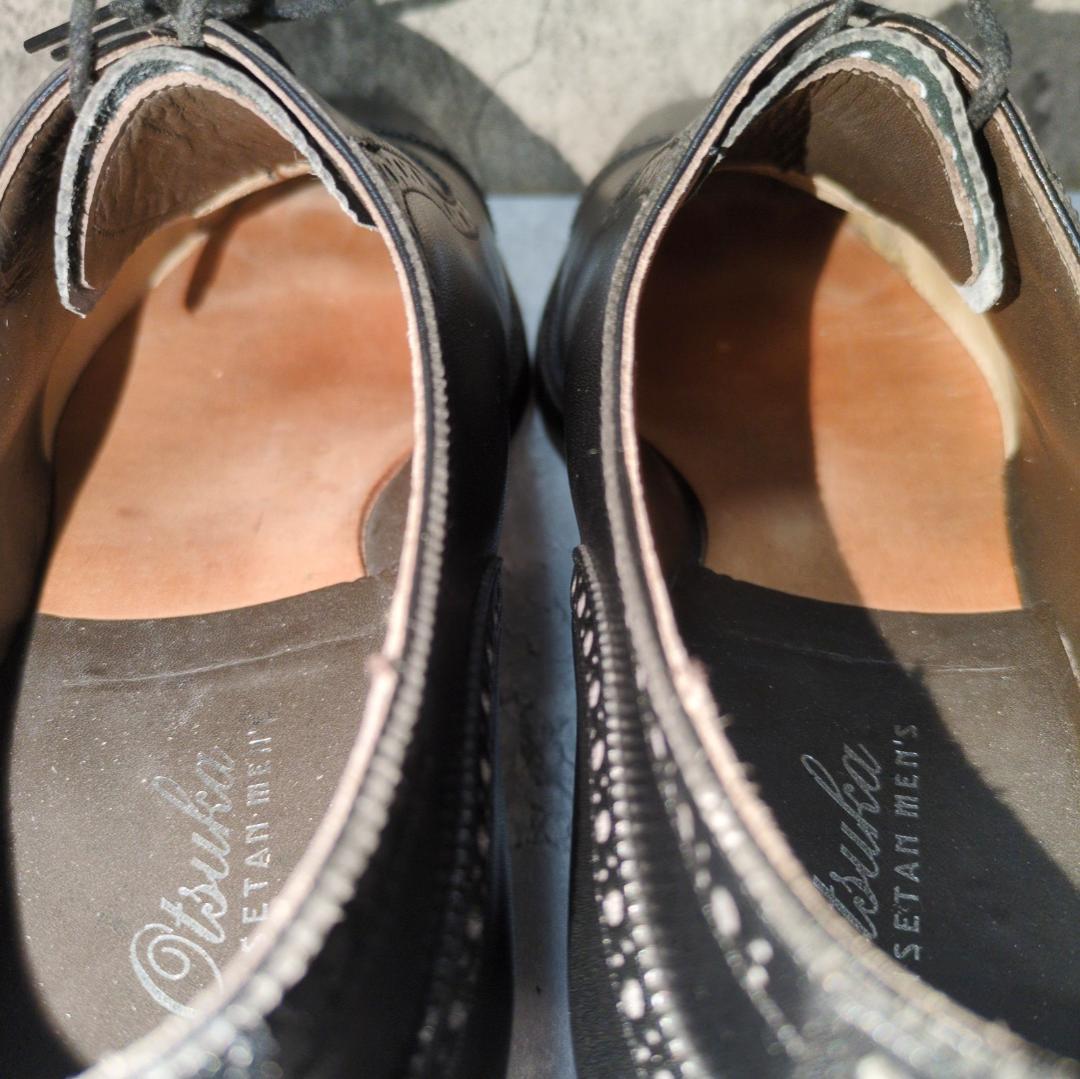 【美品】大塚製靴 OtsukaIS-402 パンチドキャップ 伊勢丹別注26.5