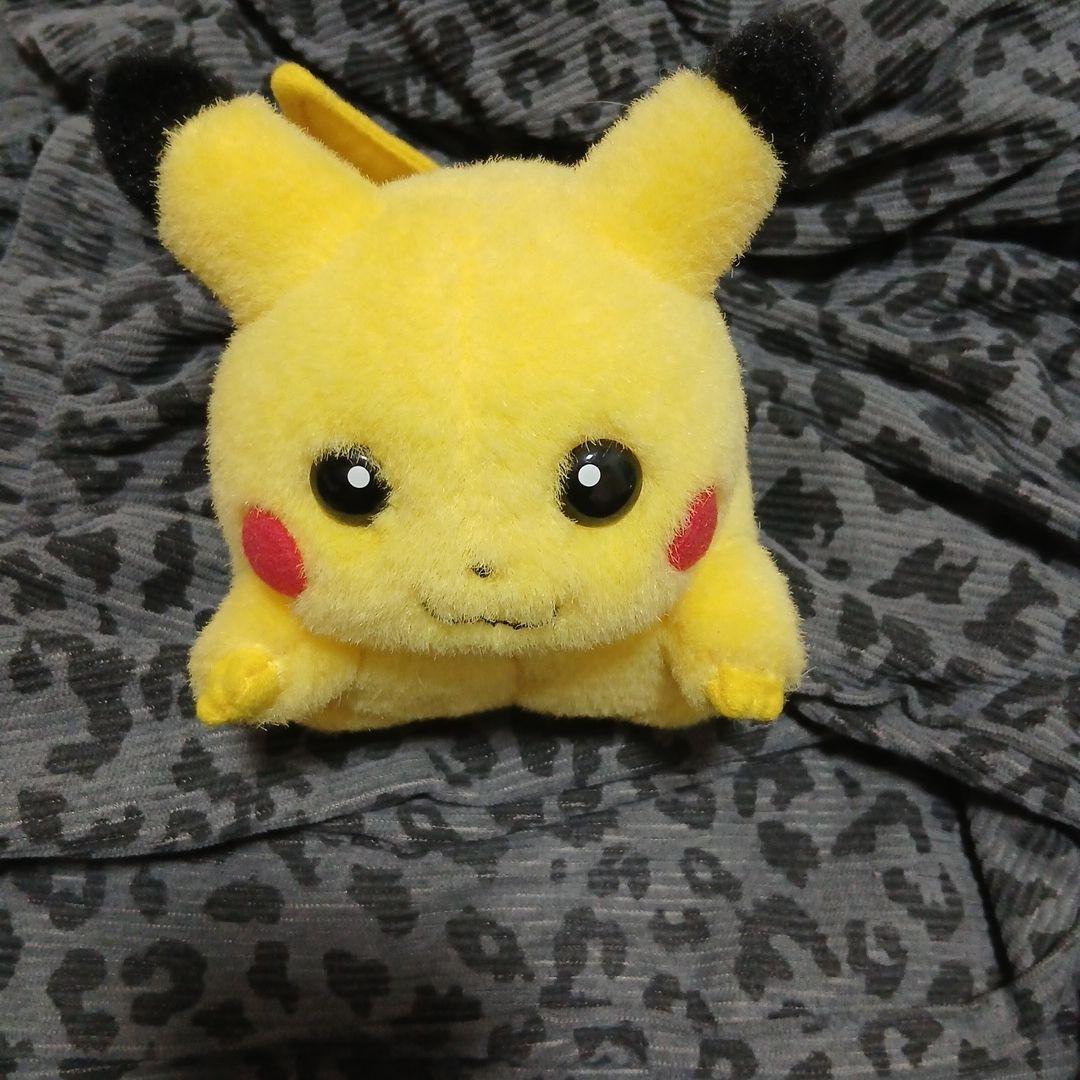 TOMY ピカチュウ ぬいぐるみ　初期　美品　レトロ　当時物　初代　ポケモン