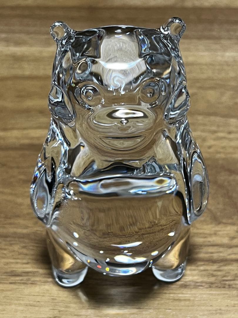 【美品】Baccarat バカラ くまモン フィギュア クリスタル 置物