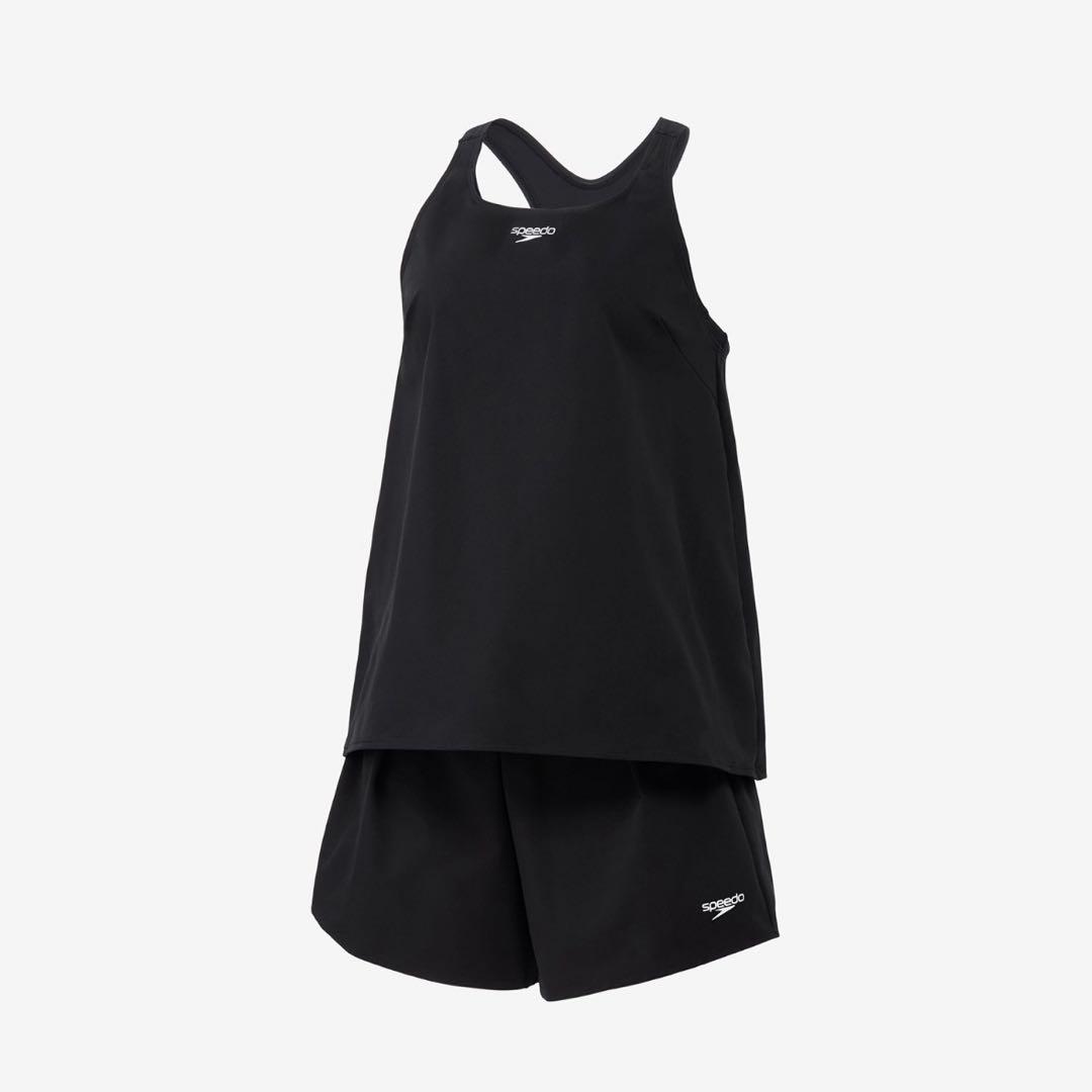 speedo 水着 ブラック スピードセパレート ラッシュガード ヨガ 黒