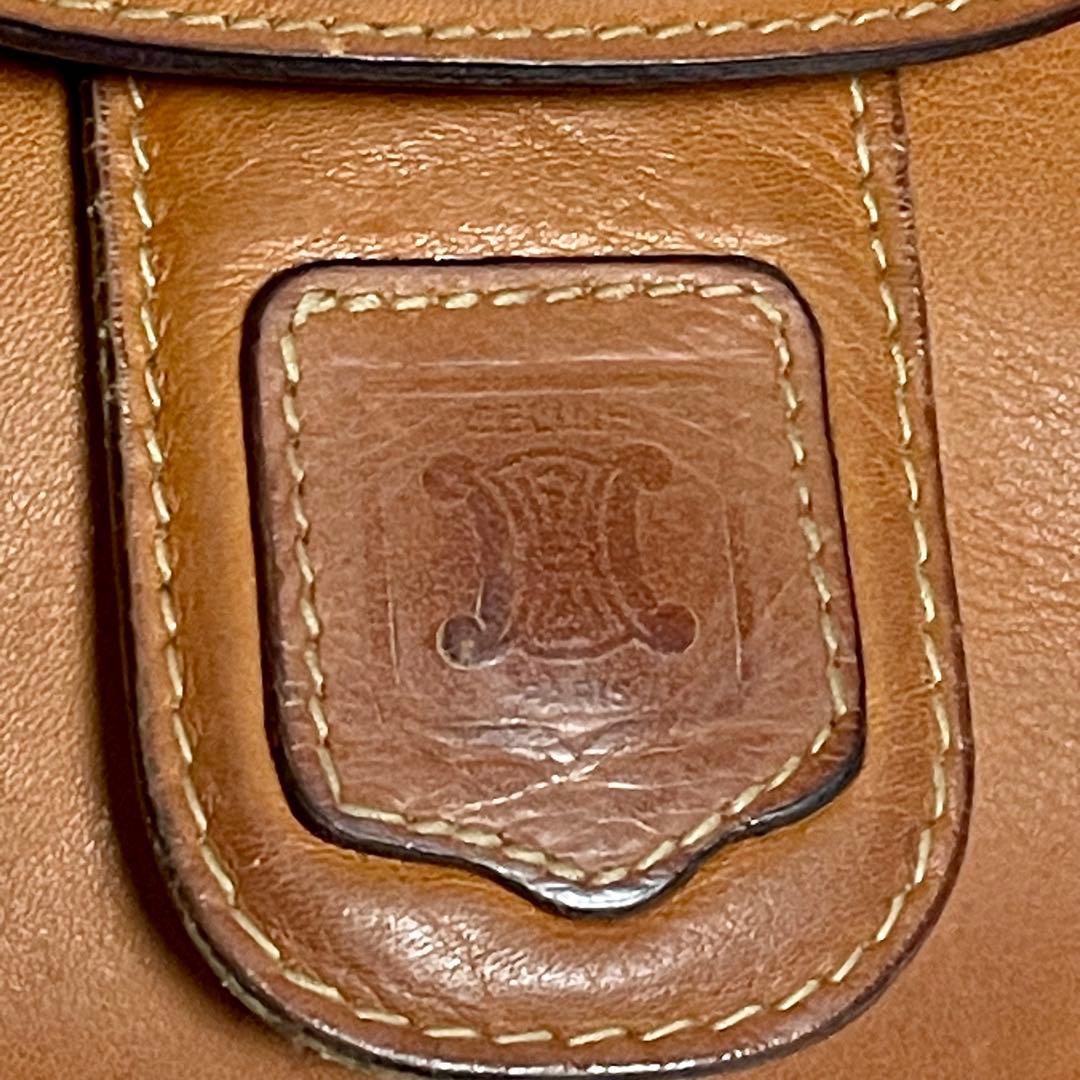 バッグ CELINE Vintage Chain Shoulder Bag Brown