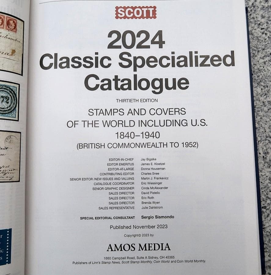 洋書 SCOTT クラシック 切手 カタログ