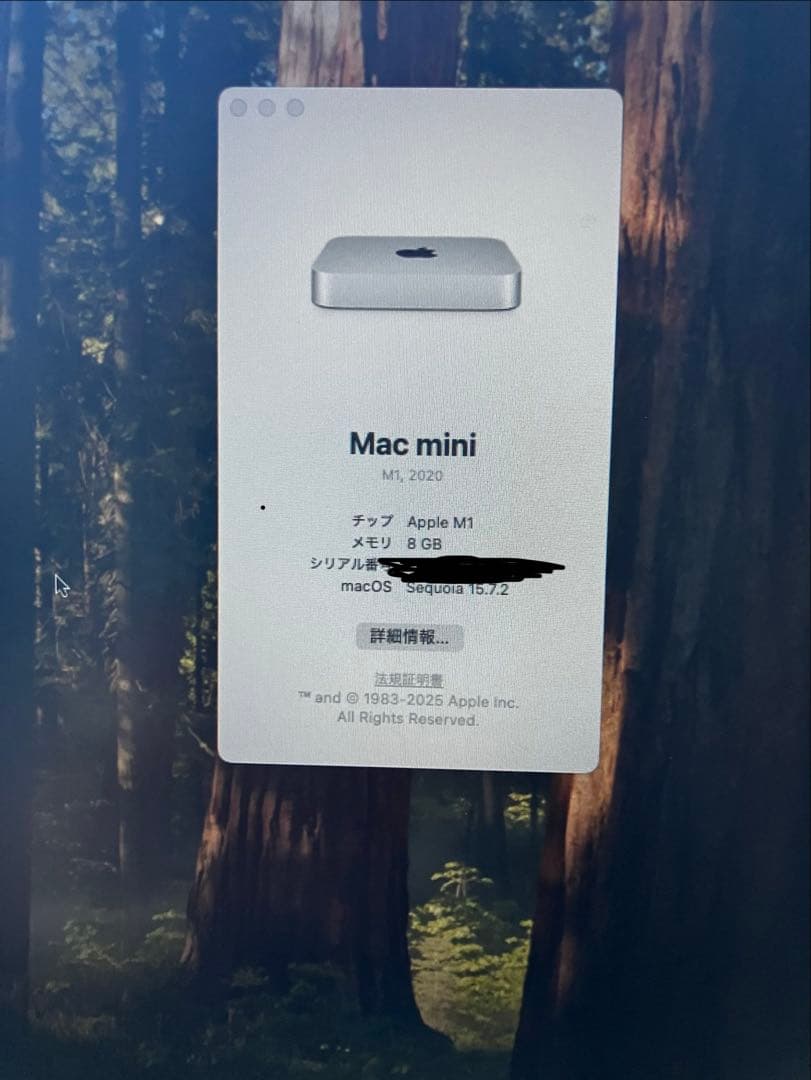 美品✨Apple Mac mini M1 2020 8GB 512GB