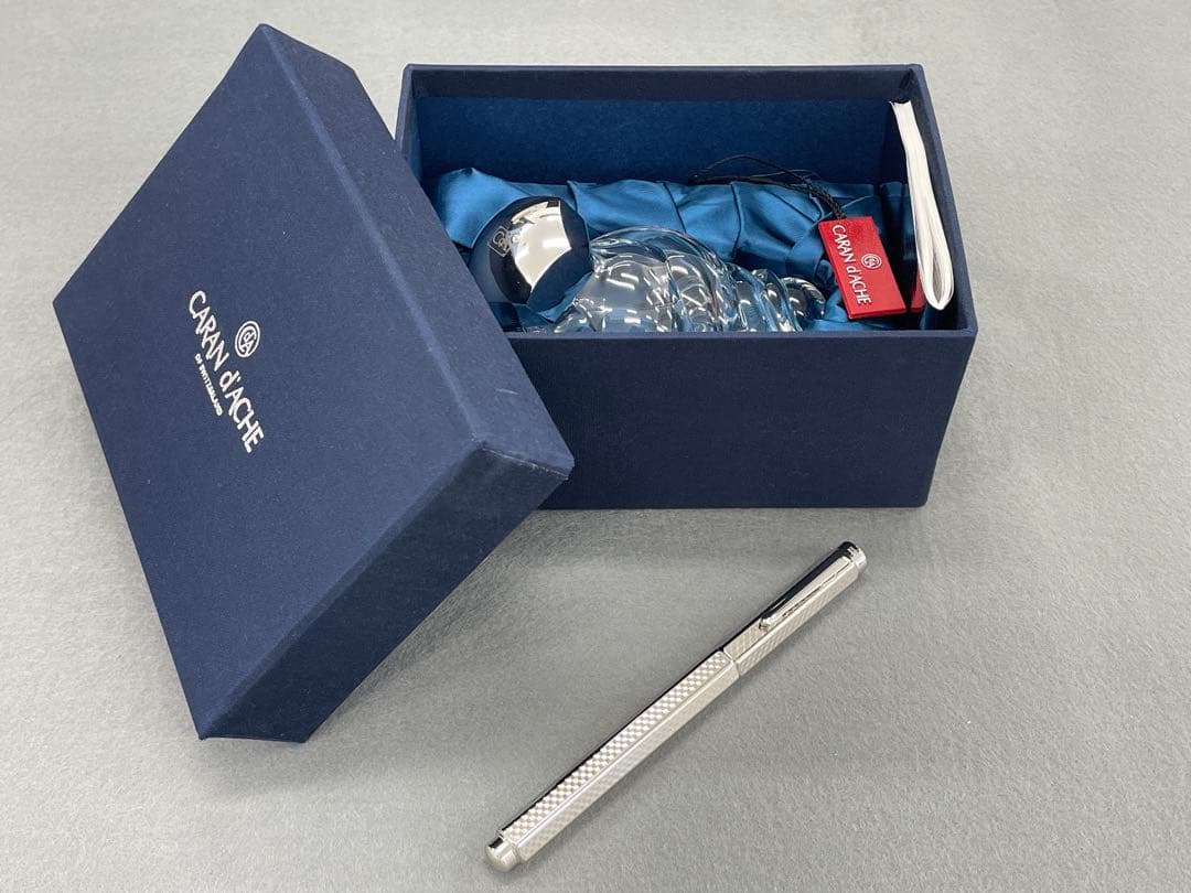 【未使用】カランダッシュ　エクリドール　キューブリック　万年筆、インクボトル