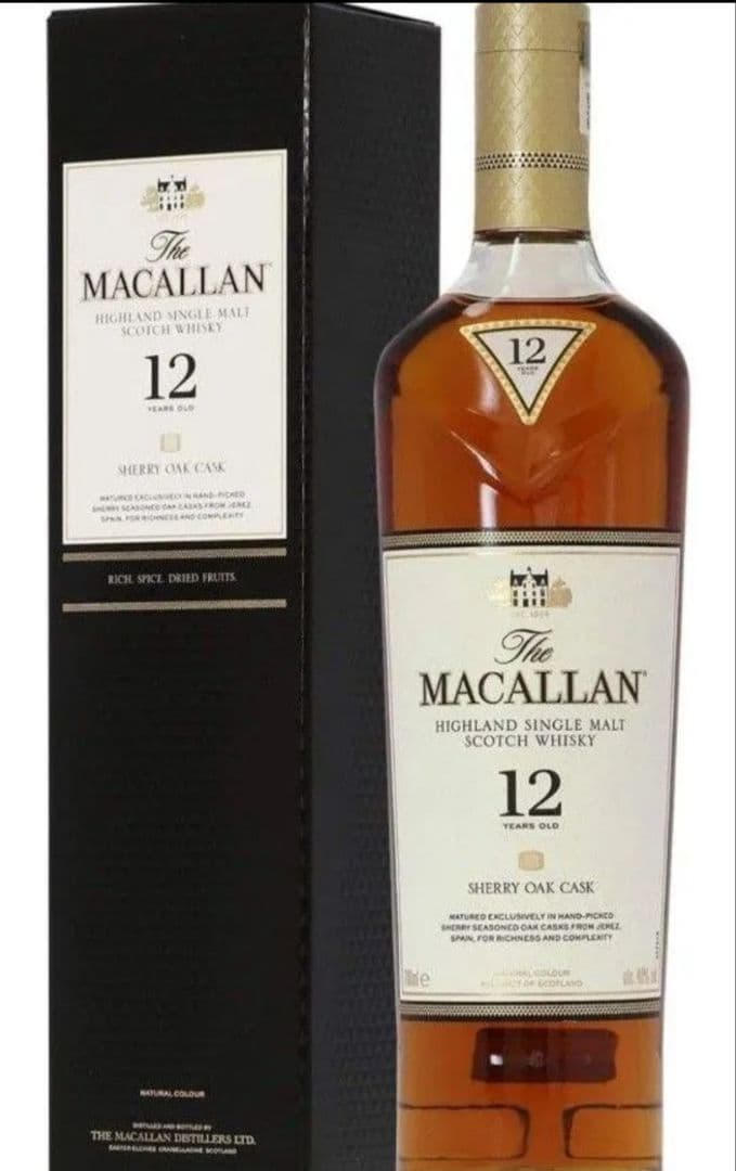 SUNTORY　マッカラン12年　シェリーオークカスク　12本セット