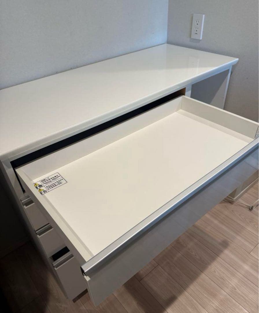 ニトリ　キッチンカウンター　レジューム　ソフトクローズタイプ　120cm