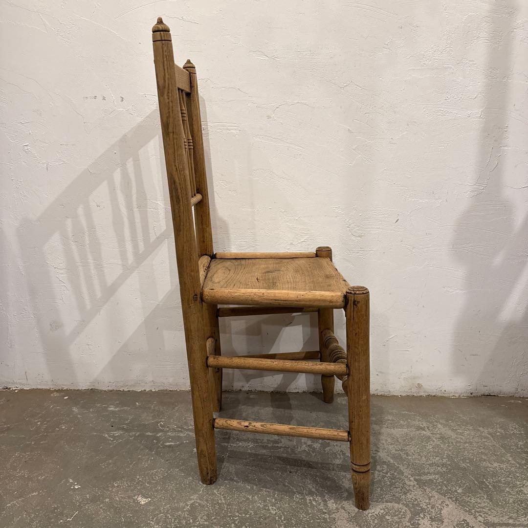 ヴィンテージ　ダイニングチェア　カフェチェア　　剥離　5