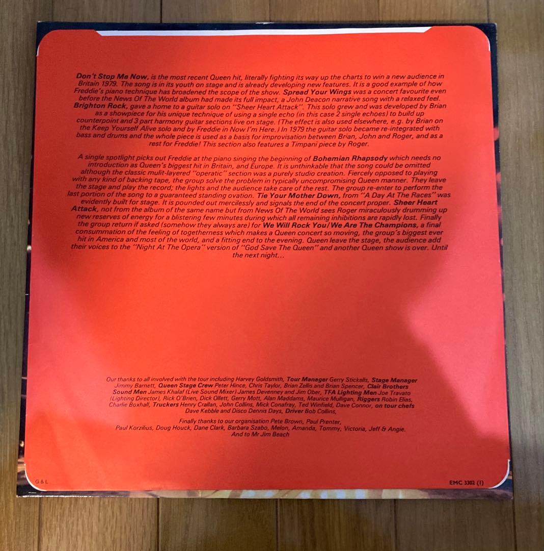 稀少UKオリジナル轟音LIVE KILLERSクイーンQueenレコード