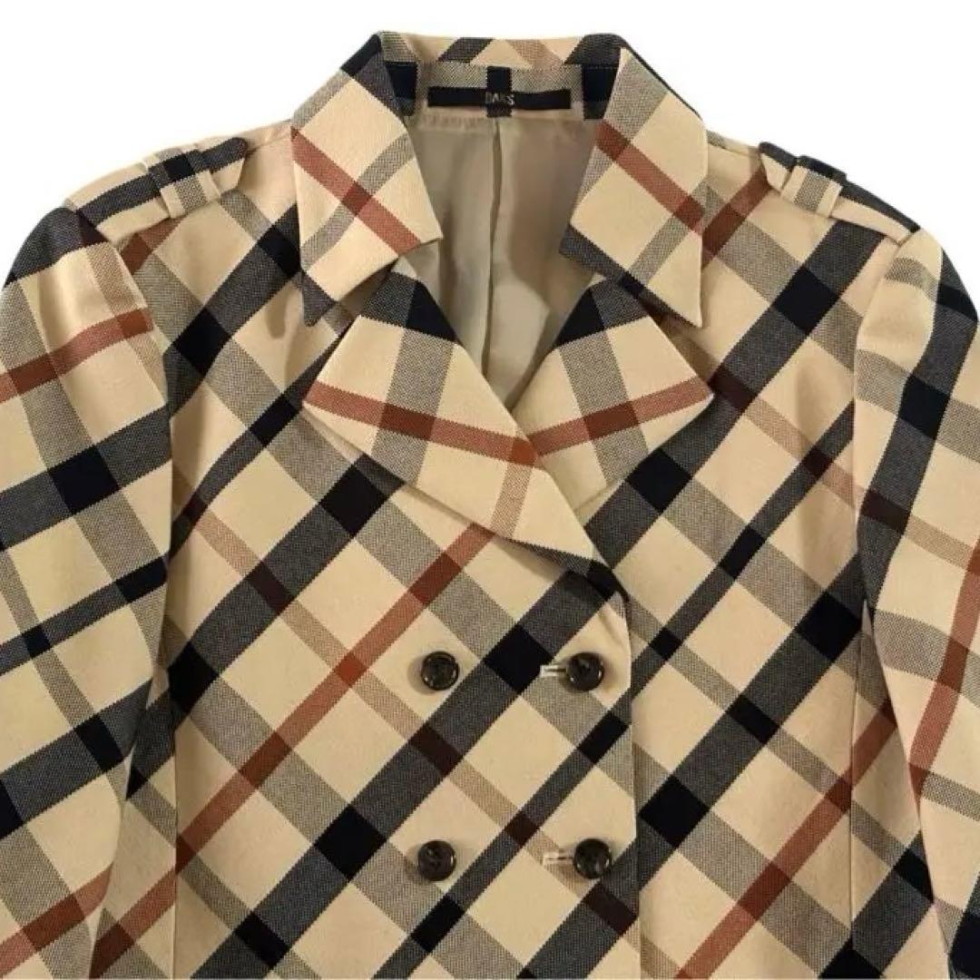 DAKS ダックス　　チェック柄ジャケット　11号