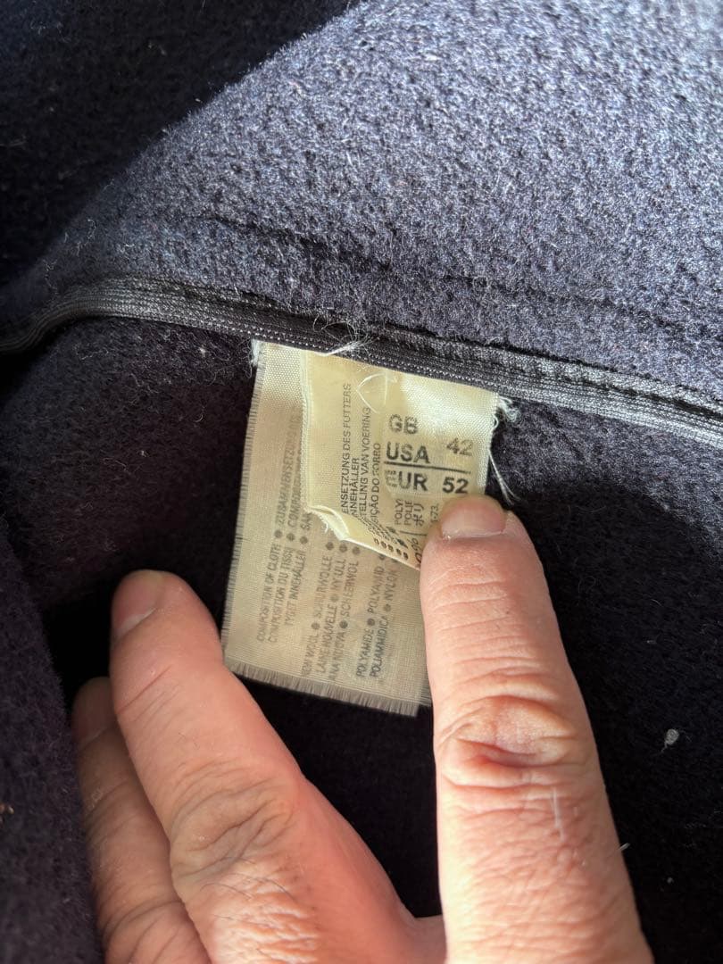 Gloverall クラシック80年代ヴィンテージ黒タグ　ダッフルウールコート