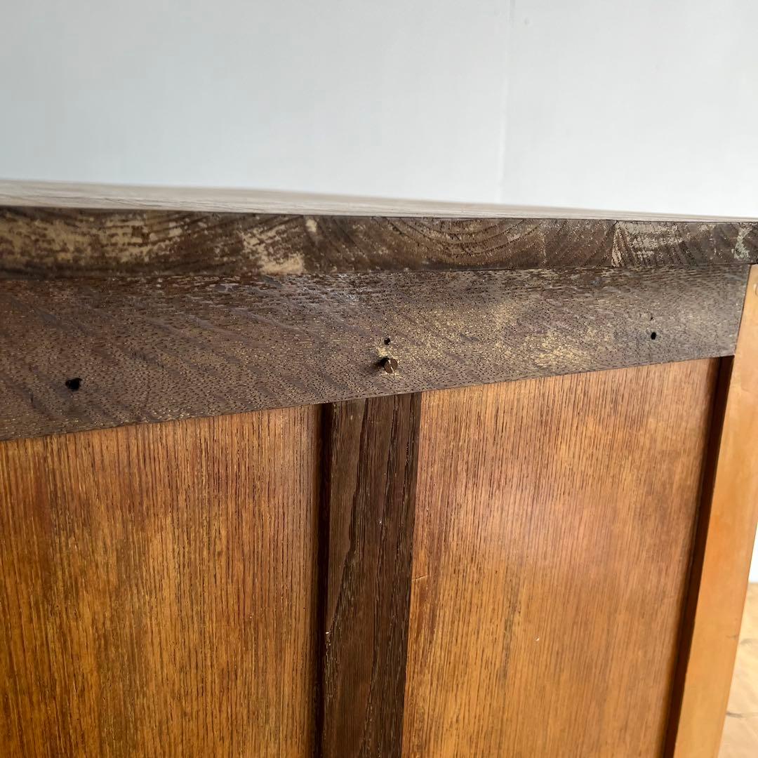 アンティーク 片袖机 テーブル デスク 昭和レトロ z721