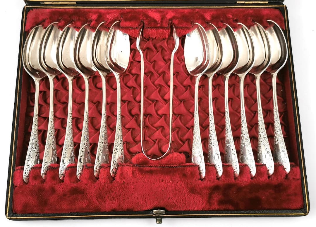 イギリスアンティーク｜ シルバープレートセット