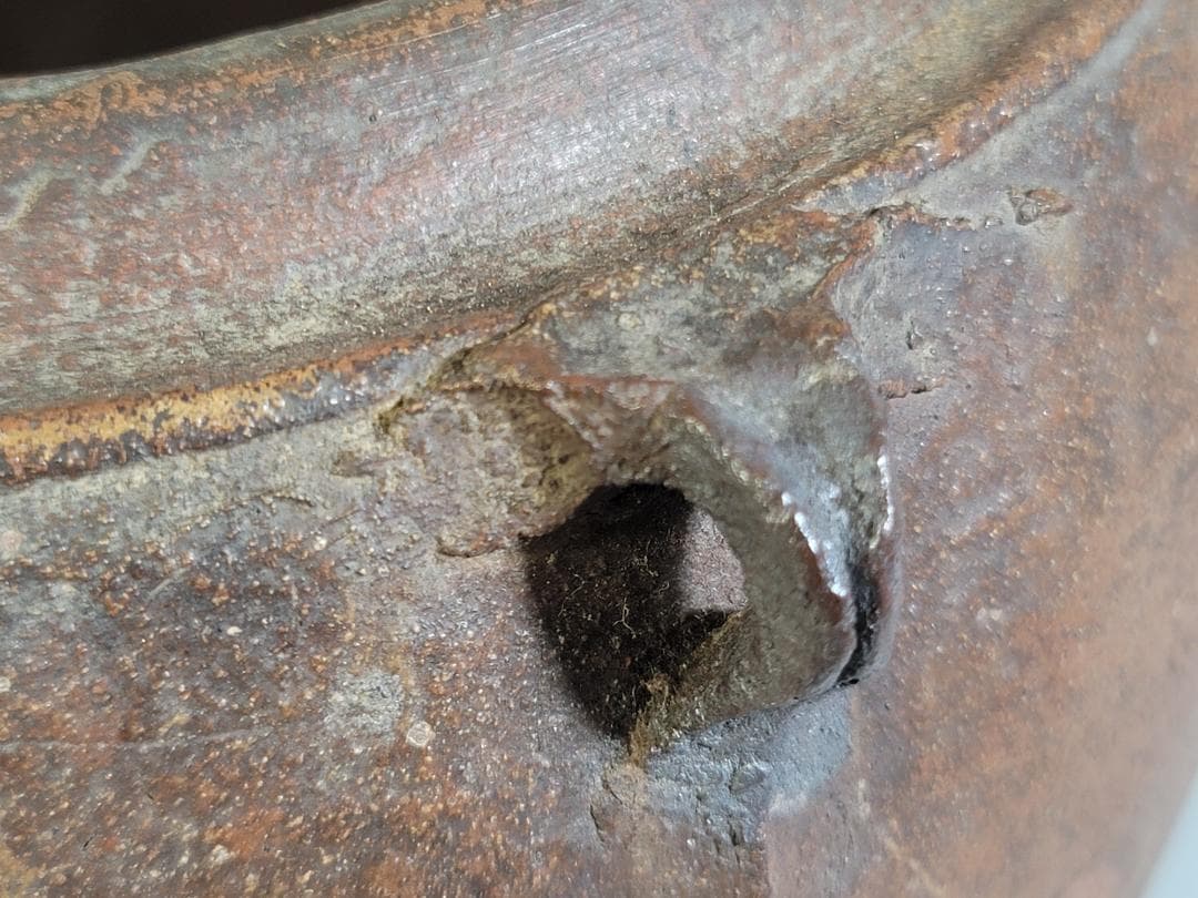 茶道具 南蛮 四耳壷 水指 古美術 DT443