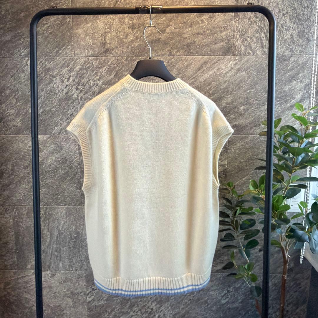 新品未使用品　ディオールメンズ　セーターベスト　ウール&アルパカ ジャージー　M