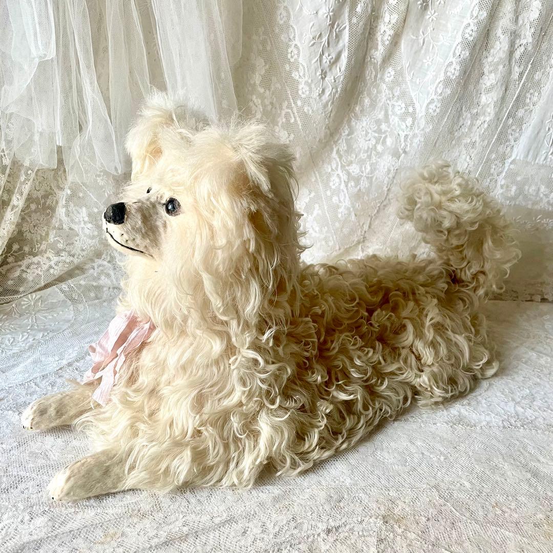 【美品】パジャマドッグ　LOU LOU フランスアンティーク　ドール　ジュモウ犬