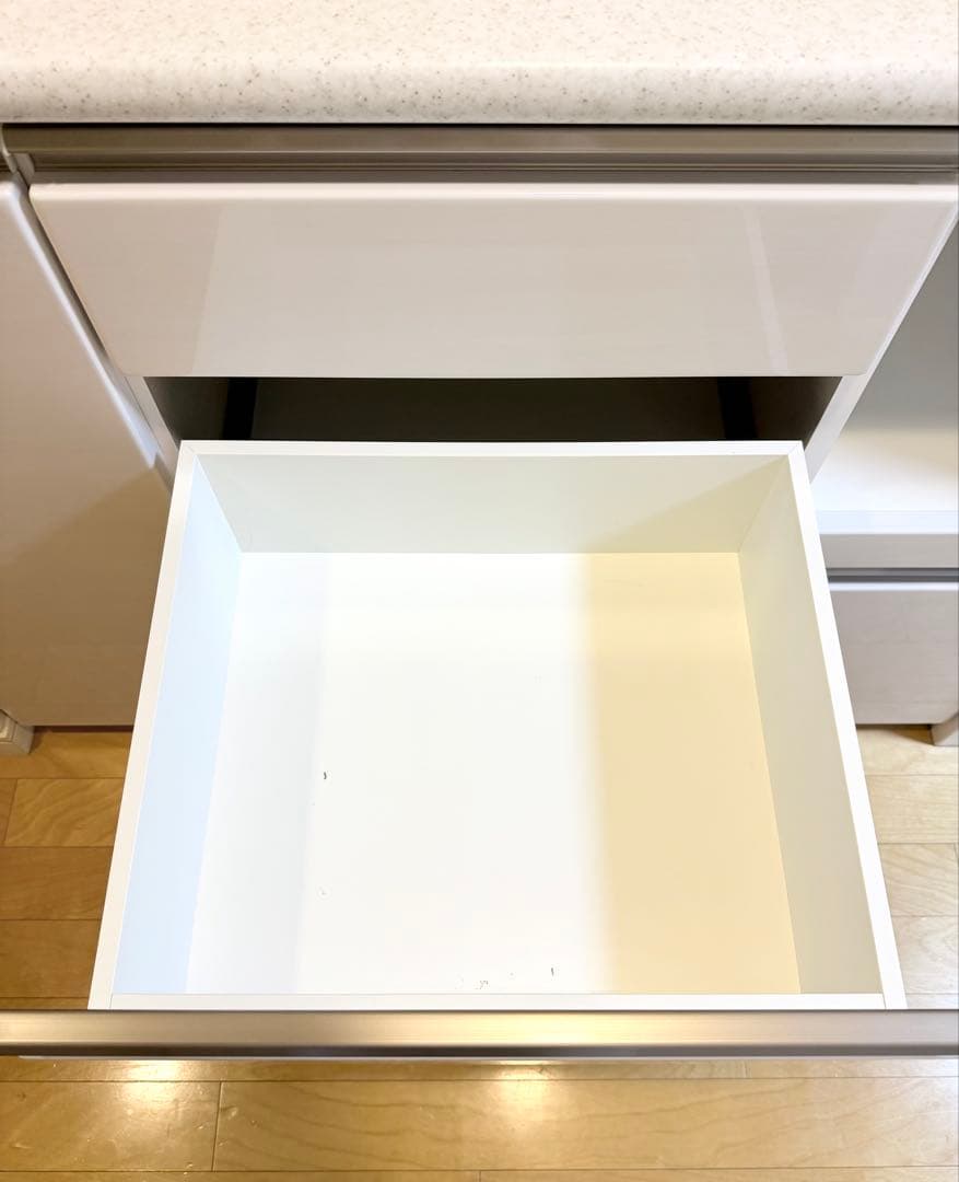 ニトリ キッチンカウンター(アルミナ2 120CT WH) コード4030914