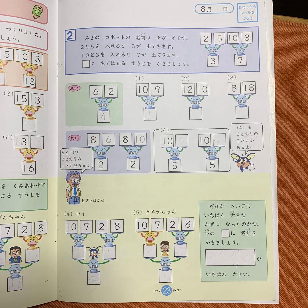 1年分 SAPIXピグマ小1 サピックスピグマ 1年生　SAPIX 入室テスト